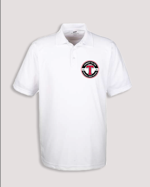 Junior/Senior Unisex White Polo